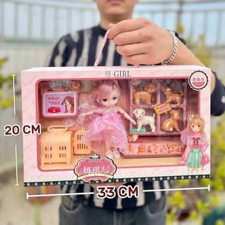 Beautiful Cute Barbie doll Set High Quality full (Imported)